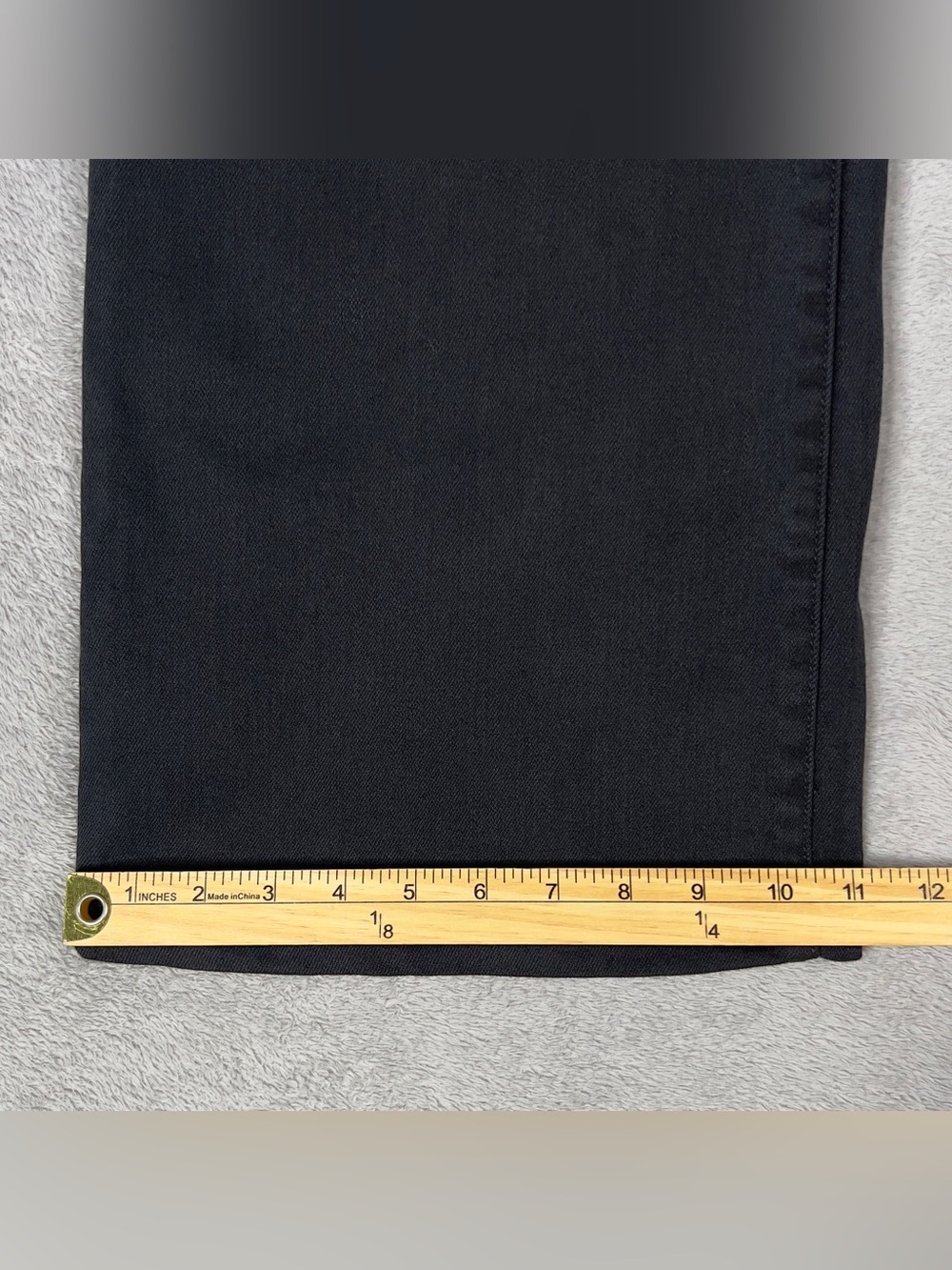 Mother The Roller Prep Heel Jeans Women's 28 Black Wide Leg Stretch High Rise - Picture 15 of 16